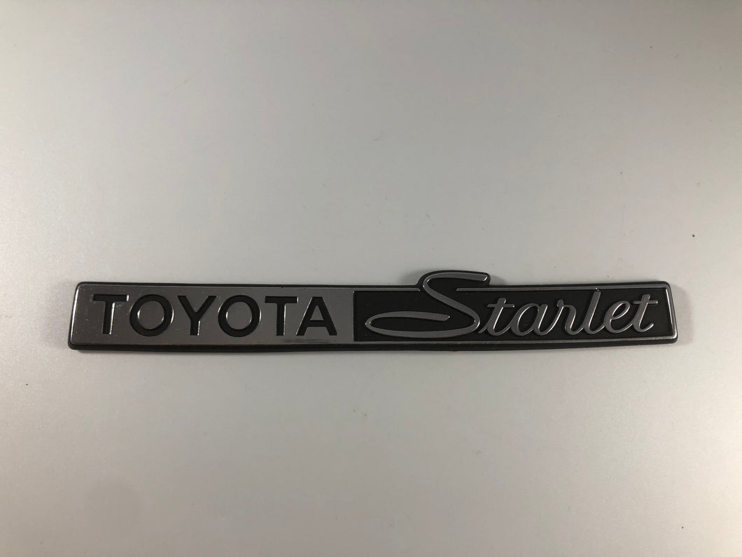 For Toyota Starlet Set 1 pcs. KP61 Trunk Badge Emblem Plate KP60 KP62 