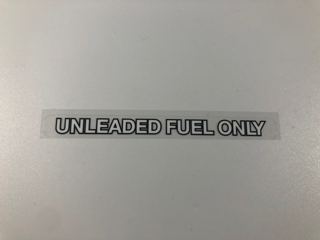 Unleaded Fuel Decal For Toyota Land Cruiser FJ40 FJ60 Sticker