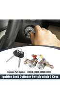 Load image into Gallery viewer, For Toyota Camry Cylinder &amp; Key Set, Door Lock RH / LH #69051-33010 #69052-33010
