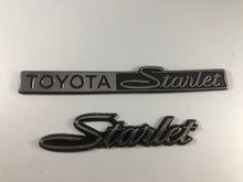 Load image into Gallery viewer, For Toyota Starlet Set 2 pcs. KP61 Trunk Badge Emblem Plate KP60 KP62 &quot;New&quot;
