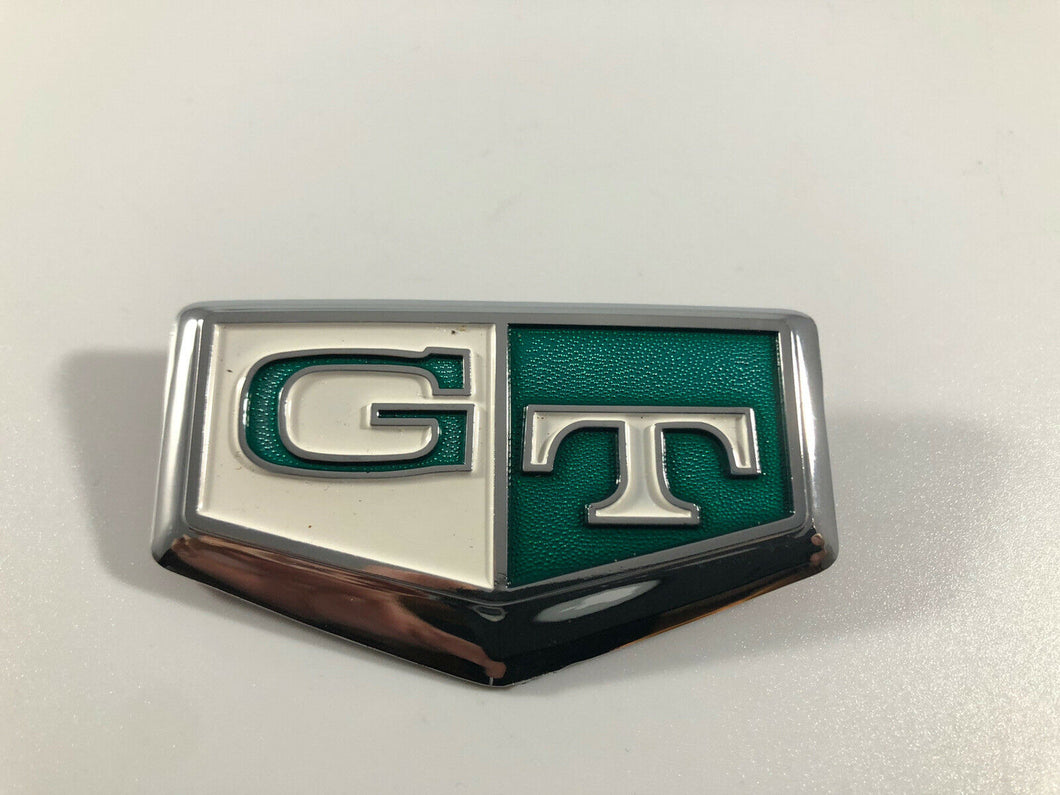 GT METAL EMBLEM suits For DATSUN C210 Badge For Nissan Skyline C110 *Green*