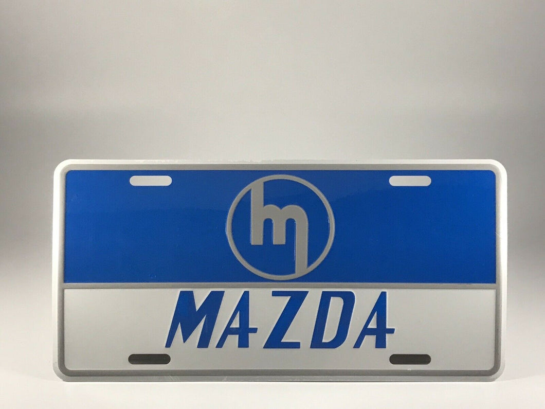 Fits Mazda Novelty License Plate Embossed Aluminum